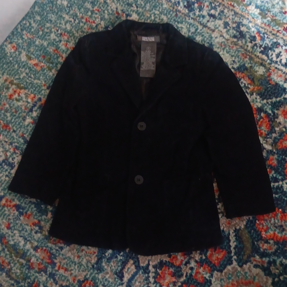 Kenneth Cole Reaction black corduroy sport coat